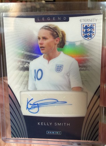 England Women Panini Eternity Legend Kelly Smith Auto