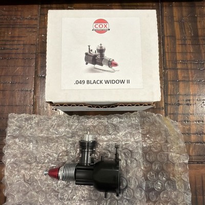 For Cox .049 Black Widow II - Customized Control Line Model Airplane Engine 049