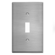Oversized Stainless Steel Wall Plate Cover, 1-Gang 2-Gang, Duplex Rocker Toggle