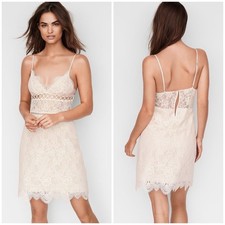 VICTORIAS SECRET Floral Lace Slip Dress