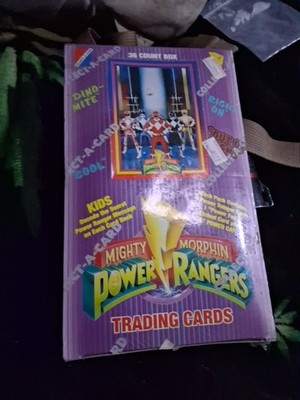 1994 Collect-A-Card Mighty Morphin Power Rangers Series 1 Cards Hobby Box