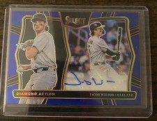 2025 Panini Select - Diamond Action Auto Jacob Wilson RC DAS-JW Blue Prizm /49