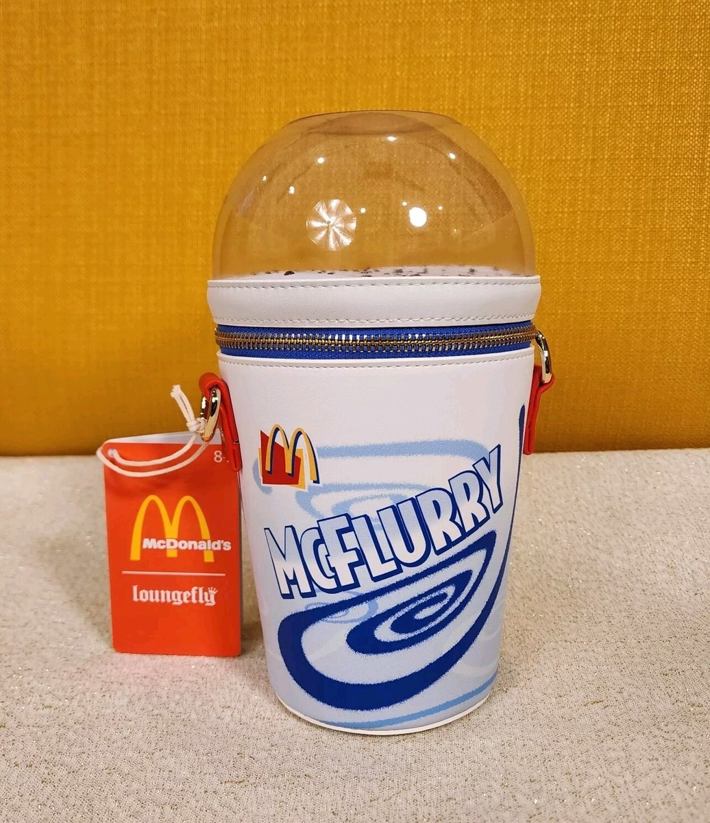 Loungefly McDonalds McFlurry Ice Cream Cup Figural Crossbody