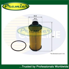 Filtro olio Premier adatto ad Alfa Romeo Giulia Stelvio 2.1 D JTDM 2.2 + Altri Modelli