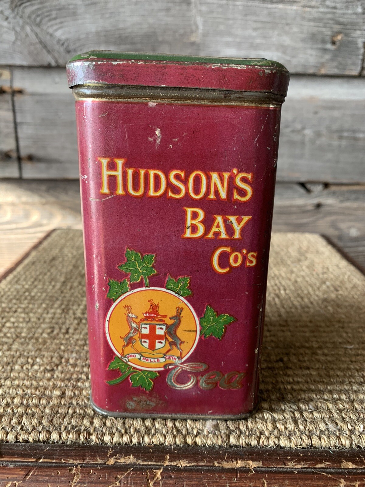 Vintage Hudson Bay Tea Tin eBay