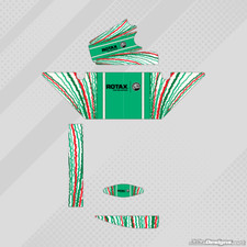 KIT ADESIVI RADIATORE TONYKART 401RR EURO STYLE ROTAX - KARTING - JakeDesigns