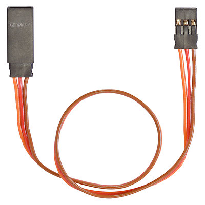 Servoverlängerungskabel Graupner JR Uni 0.14 qmm flach PVC 250mm partCore 130002
