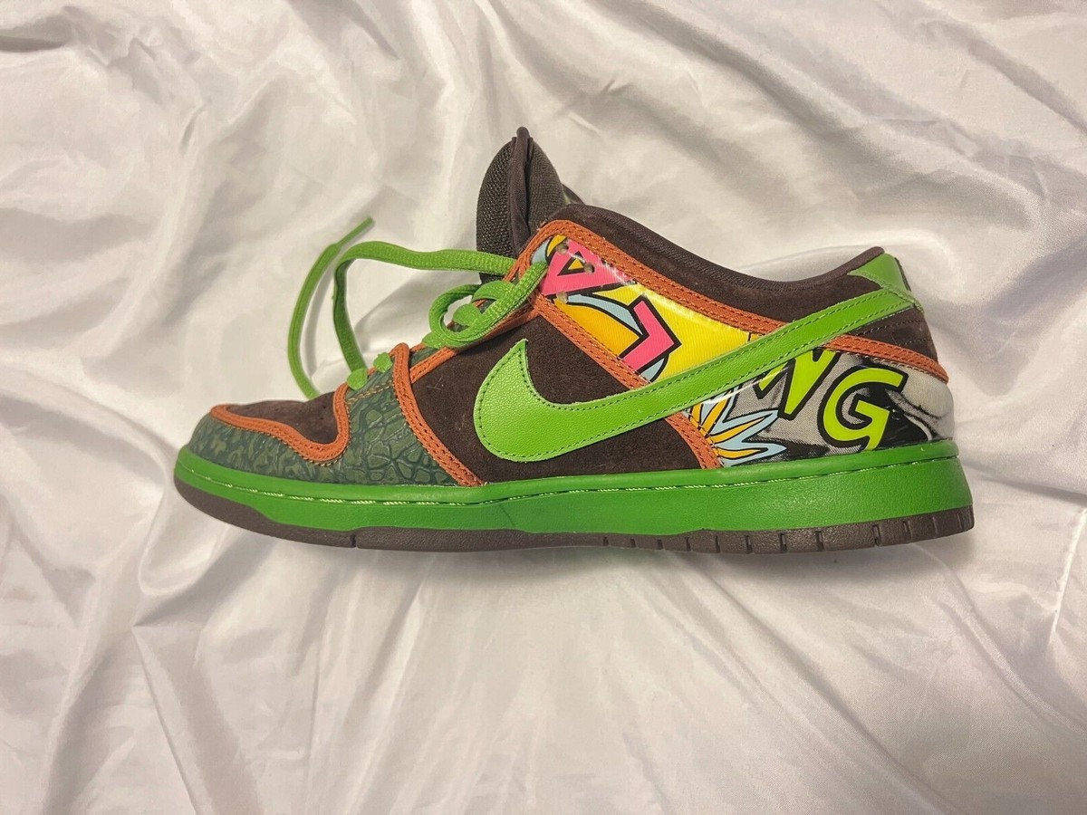 Nike SB Dunk Low de la soul 2015 Size 10 Men Safari / Baroque