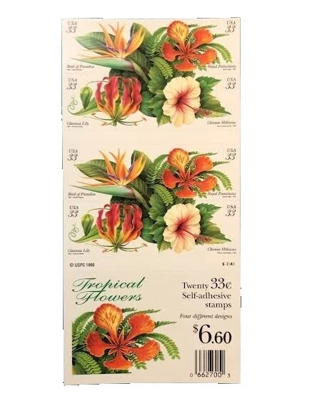 Flowers United States Stamps