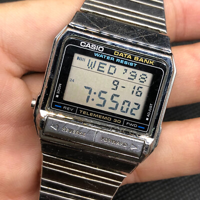CASIO DB-310 Modul 871 Vintage Watch Data Bank Telememo 30 | eBay 