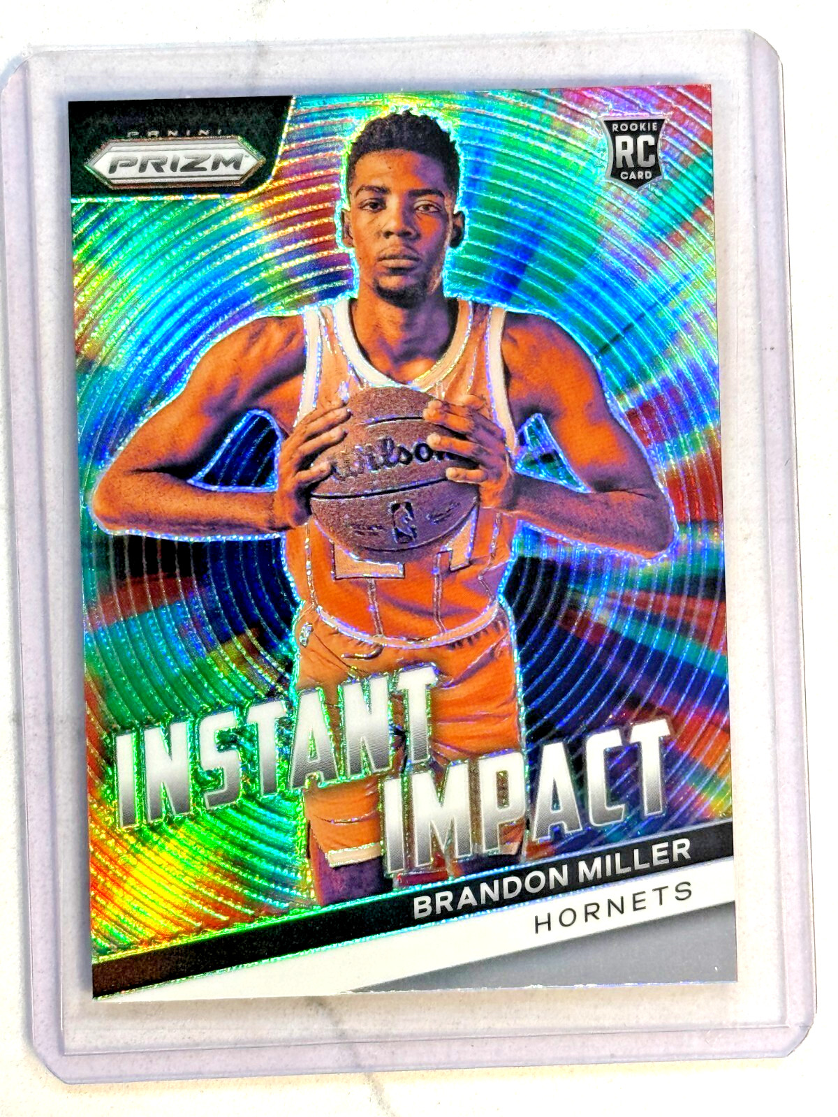 2023-24 Panini Prizm Brandon Miller Instant Impact RC Prizms Silver #4
