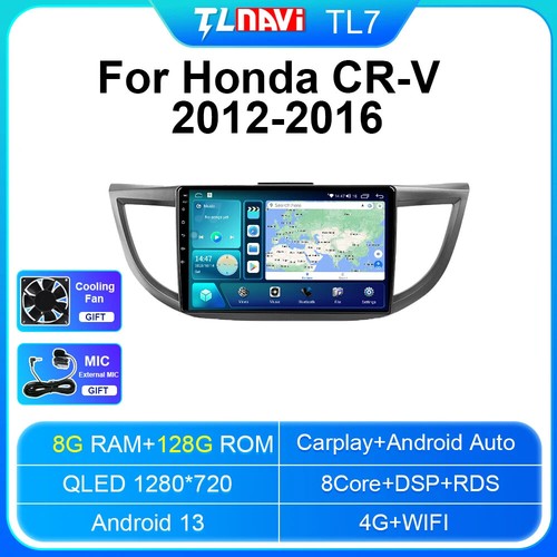 For Honda CR-V 2012-2016 GPS Navigation Carplay Car Radio Player Stereo Screen - Bild 12 von 32