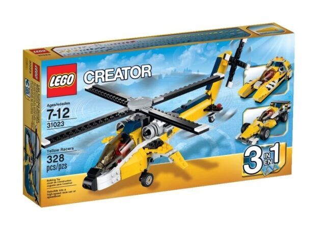 lego creator yellow racers
