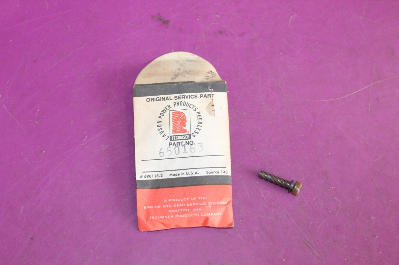 NOS Tecumseh Screw. Part 650163. See pic | eBay