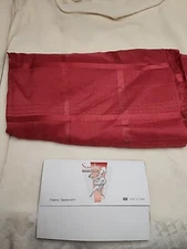 New/Unused Simply Gourmet 60" X 120" Red(Brick) Fabric Tablecloth