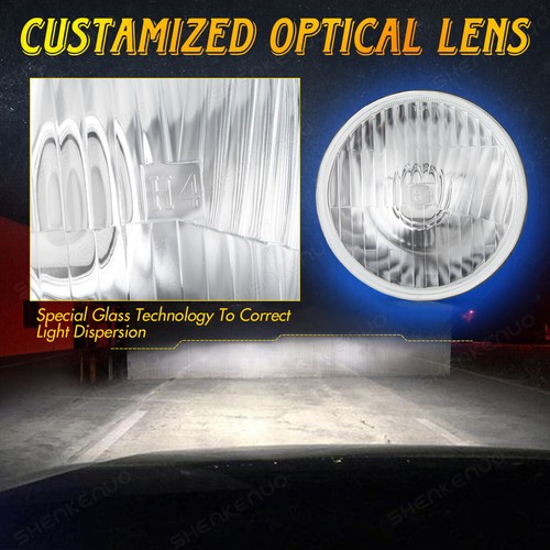 Faro proyector LED 4 piezas 5-3/4" 5,75 pulgadas para Volvo VHD 2001-2019 Jaguar XJS - Imagen 7 de 20