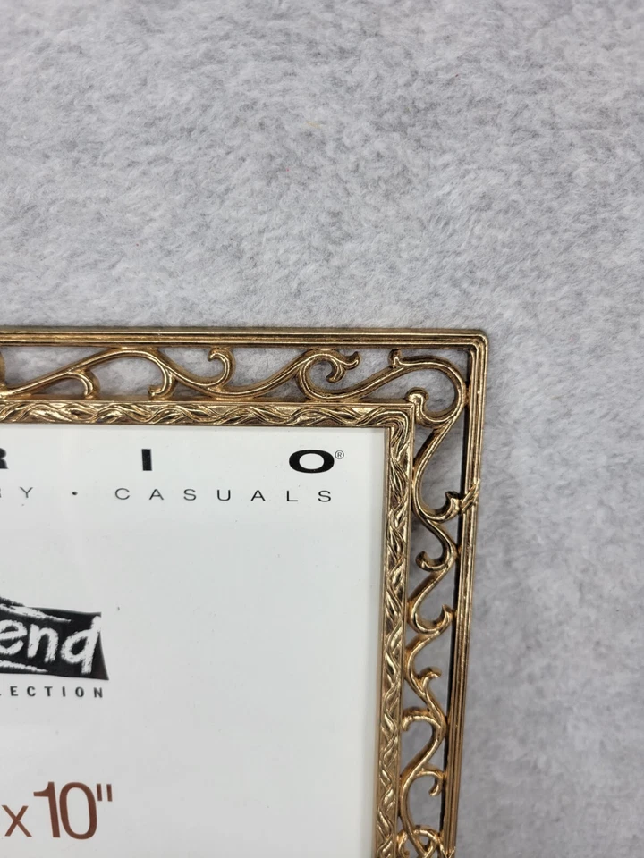 Furio Trend Collection 8" x 10" moldura para foto ouro escovado malha de metal - Imagem 2 de 3