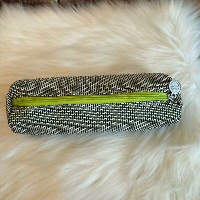 Real Techniques Black and Green Long Cosmetic Bag