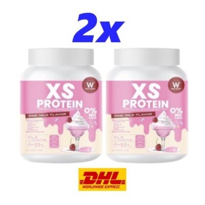 2x WINK WHITE XS PROTEIN PINK MILK WHEY L-CARNITINE PINK MILK BLOCK BURN