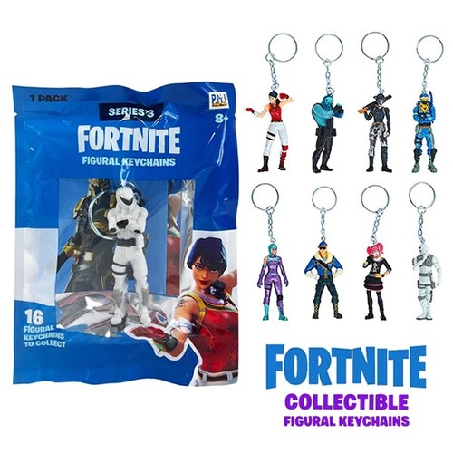 Fortnite Figural Keychain Series 3 - Full set of 16 - Rare - Picture 2 of 2