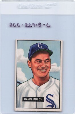 1951 Bowman #266 Harry Dorish White Sox EX 51B266-22715-6