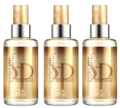 3X Wella SP Luxe Oil Reconstructive Elixir 100ml /LuxeOil