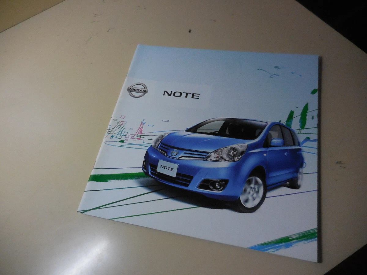 Nissan NOTE Japanese Brochure 2010/12 E11 HR15DE HR16DE Rider | eBay