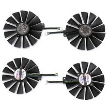 For ASUS DUAL-RX580-8G 4PIN Graphics Card Cooling Fans Repair Parts
