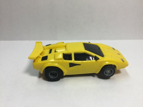 TYCO LAMBORGHINI in YELLOW ~ NEW ~ 440-X2 Gray wheels AURORA AFX Model Motoring - Picture 3 of 8