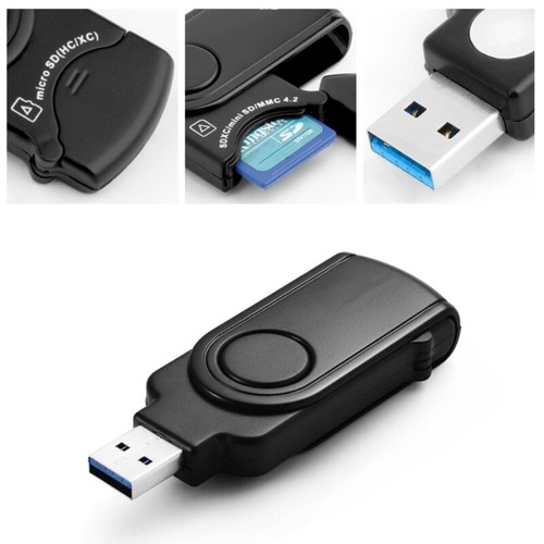 USB3.0 SDTF MicroSDs Card Reader for Efficient Data Transfer Across Different - Zdjęcie 2 z 8