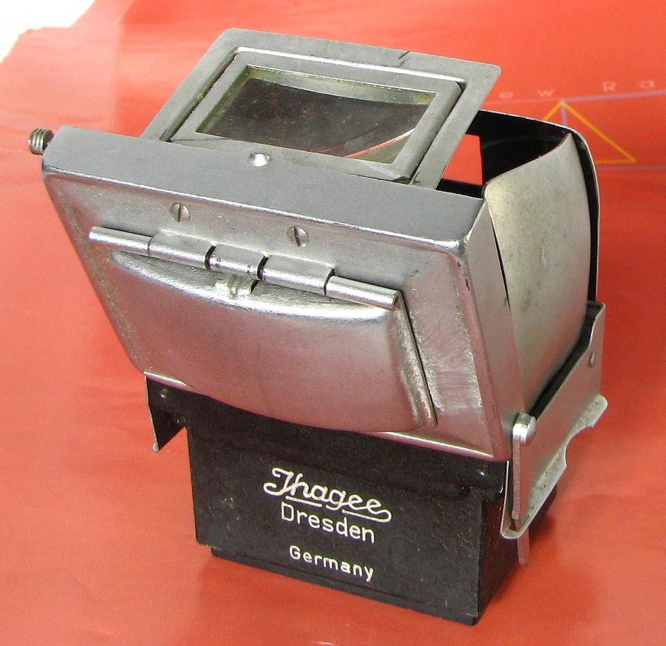 Buscador/visor de nivel de cintura Ihagee WLF de colección con pantalla de enfoque y lupa Foto 3 de 4