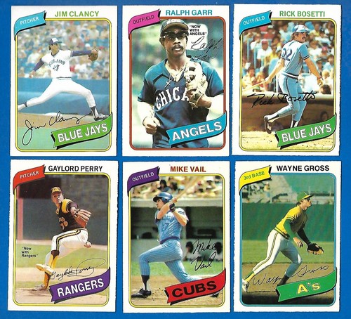 1980 OPC 80 O PEE CHEE TOPPS MLB BASEBALL CARD 126-250 SEE LIST - Picture 132 of 257