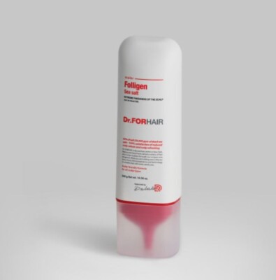 Dr. For Hair Folligen Sea Salt Scaler 300g (10.58 oz.) Scalp Scaling Shampoo