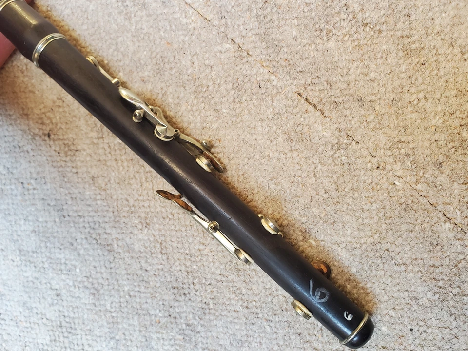 Nice old wooden piccolo flute "Kohlert sons" 7key, 6 holes! - Image 4 of 4