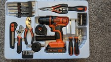 BLACK+DECKER 20V MAX* Drill & Home Tool Kit, ...