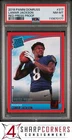 2018 PANINI DONRUSS RED PRESS PROOF #317 LAMAR JACKSON RC PSA 8