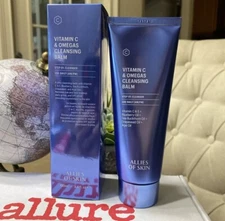 Allies of Skin Vitamin C Omegas Cleansing Balm 100ml 3.4oz Full Size NEW M