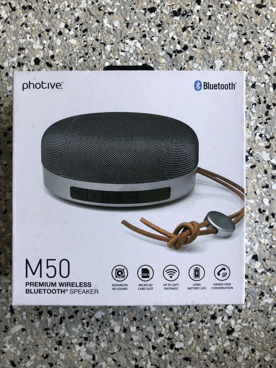 PHOTIVE M50 PREMIUM WIRELESS BLUETOOTH SPEAKER NEW