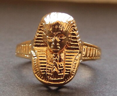 Anello Del Faraone Tutankhamon In Argento Sterling 925 Fatto A - Foto 8