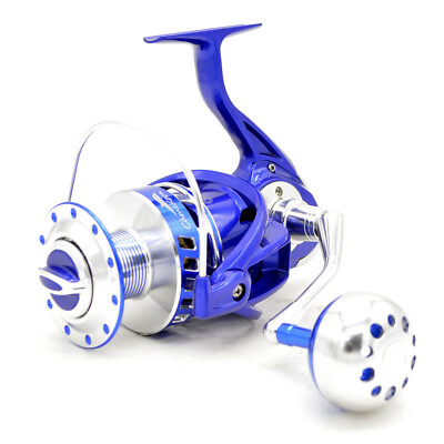 CAMEKOON 55LB Powerful Drag All Metal Saltwater Spinning Fishing Reel w/ 7+1 BBs