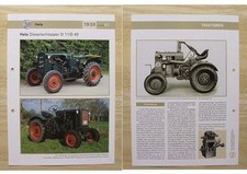 HELA Hermann Lanz Traktor Schlepper D 11 / D 40 1938 Weltbild