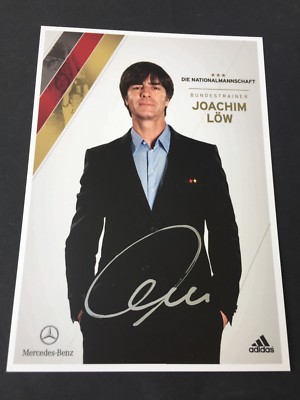 JOACHIM LÖW In-person signed  EM 2012  DFB-Autogrammkarte 10x15 