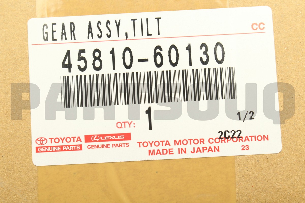 4581060130 Genuine Toyota COLUMN ASSY, STEERING 45810-60130 4581060130 Genuine Toyota COLUMN ASSY, STEERING 45810-60130