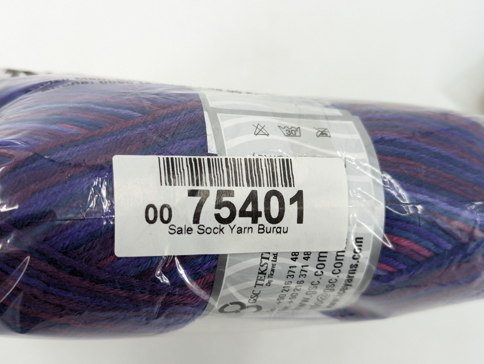 Ice Yarns Lot of 4 Socks 100g each , 75% Superwash Wool+ 25% Polyamide, Purple