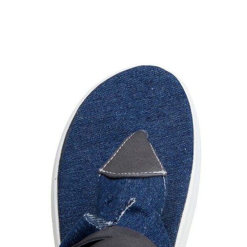 Women Flat Denim Casual Comfort High Top Sandals Clip Toe Ankle Boots Summer - Picture 9 of 15