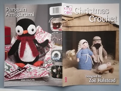 CHRISTMAS CROCHET Book 3, Toys/Nativity/Gifts/Decor - KING COLE Crochet Patterns