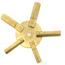 Universal Clock Key for Winding Grandfather Clocks