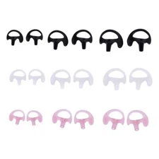 Silicone Ear Bud Replacement Earmold Earbud Tips Colorful Soft for Two-way Radio