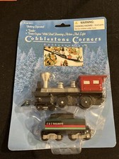 Cobblestone Corners Collectibles Accessory Tender  Train Engine W/Lights