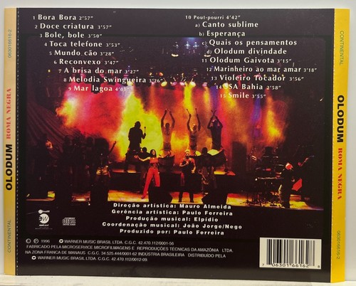 Olodum : Roma Negra (CD 1996 Continental Brazil) *Rare* *Very Good* - Picture 2 of 2